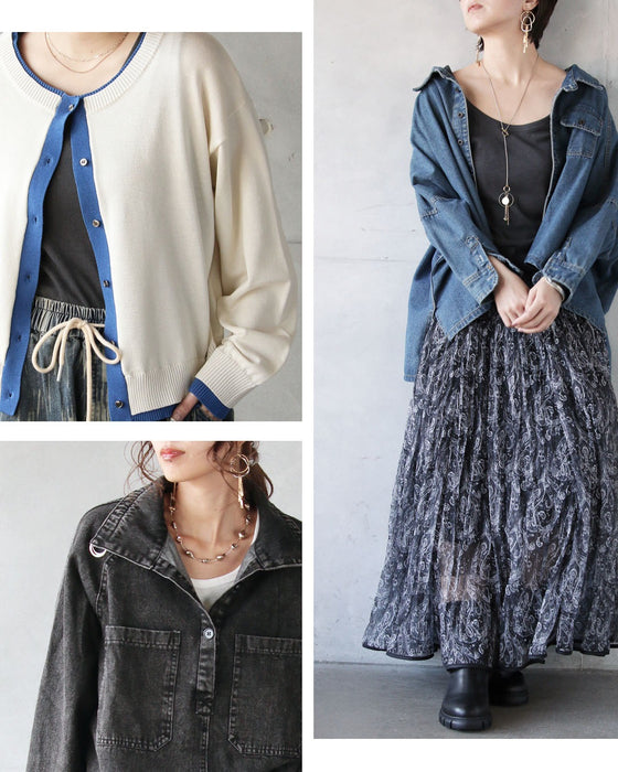 前後で表情を変える。大人のための2wayリブタンクトップ