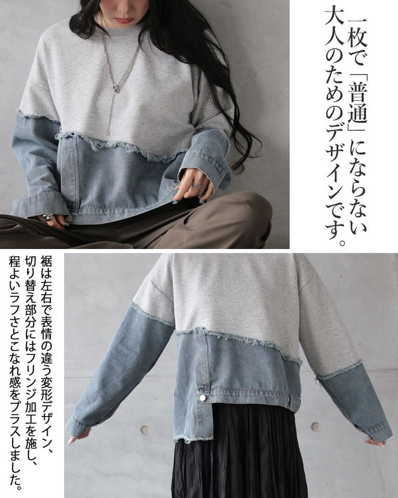 大人のカジュアルを更新する、デニム×スウェット