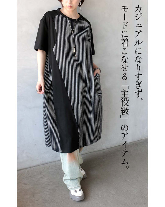 「ひと癖」がちょうどいい。モードデザインロングＴシャツ