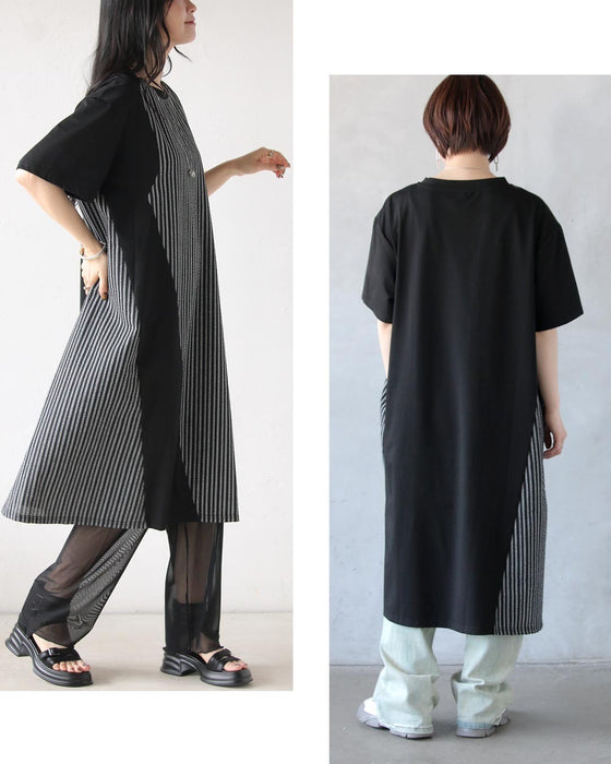 「ひと癖」がちょうどいい。モードデザインロングＴシャツ