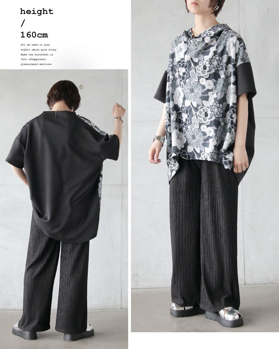 涼やかさと品格を両立。脚を出さない派のプリーツパンツ