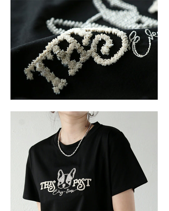 遊び心を、上品に纏う。フレンチブルドッグTシャツ