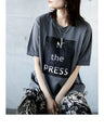 シアー重なる大人ロゴ 接触冷感モードTシャツ