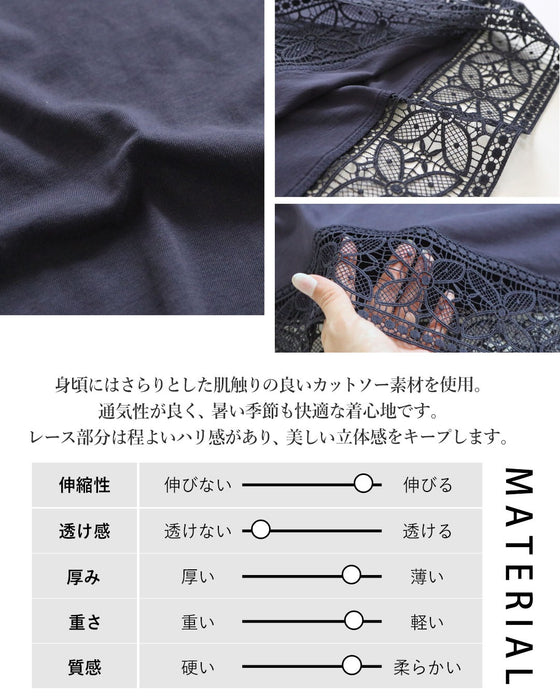 レースが導く、大人の優美。　品よく華やぐ「映え」トップス