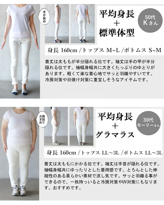 着てすぐオシャレにUV 最強カーデ