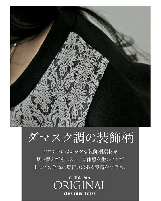 ほどよい厚みと品のある華やかトップス