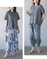 シンプル以上の存在感。立体切替の美シルエットＴシャツ