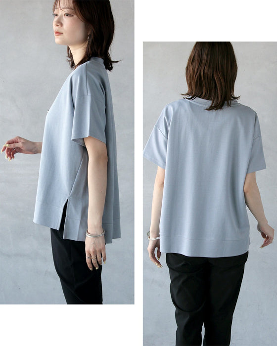 シンプル以上の存在感。立体切替の美シルエットＴシャツ