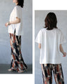 シンプル以上の存在感。立体切替の美シルエットＴシャツ