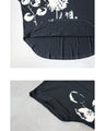 極上のとろみ モノトーン柄ドルマンTシャツ