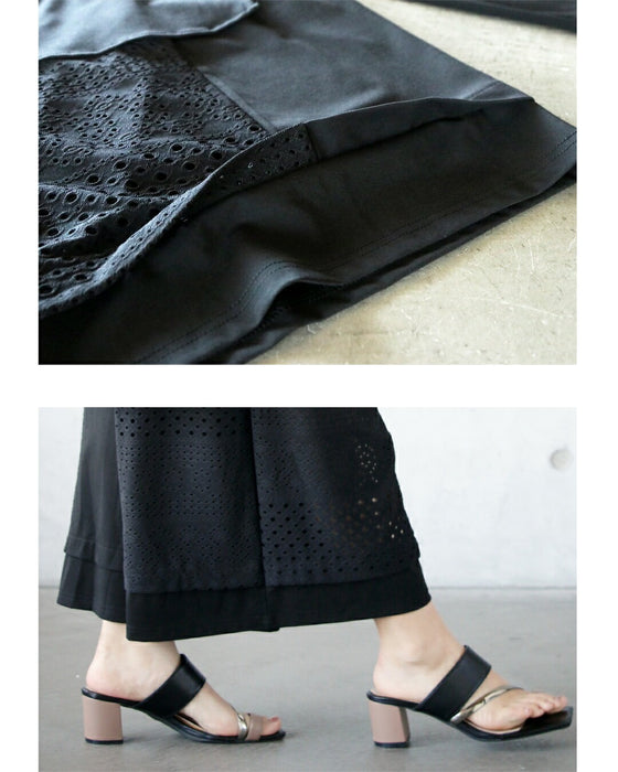 インナーいらずの涼やかレースパンツ