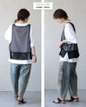 重ねるほど、こなれる。メッシュベストとロゴTシャツ2点セット
