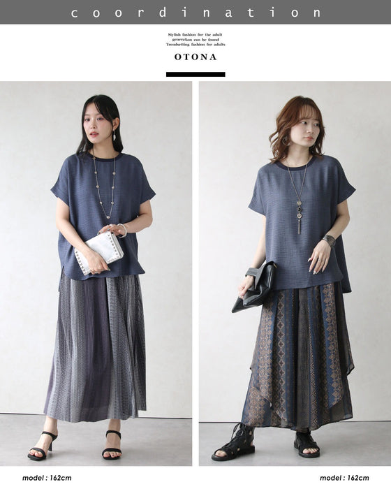 ワッシャーの陰影。ゴールドジップトップス