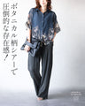 花柄を、もっと洗練。オリジナルアート柄シアーシャツ