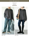 絶妙ロゴの抜け感ゆるシルエットトップス