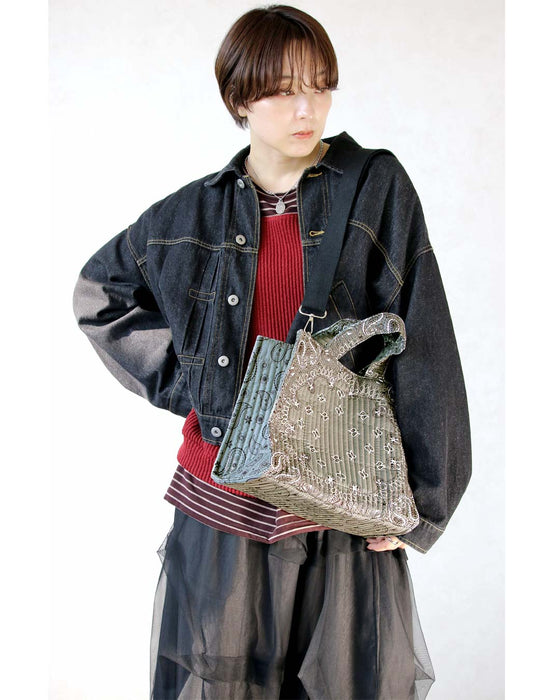 柄をひとさじ。バンダナ柄 2WAYバッグ