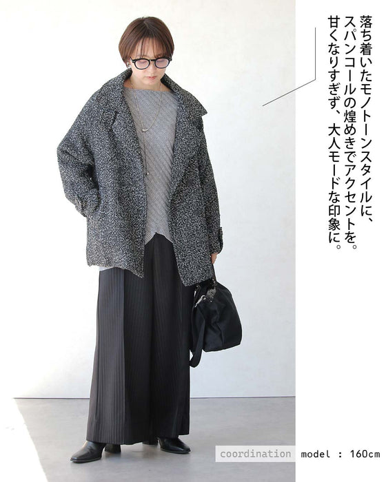 さりげない煌めき。大人のスパンコール2WAYトートバッグ