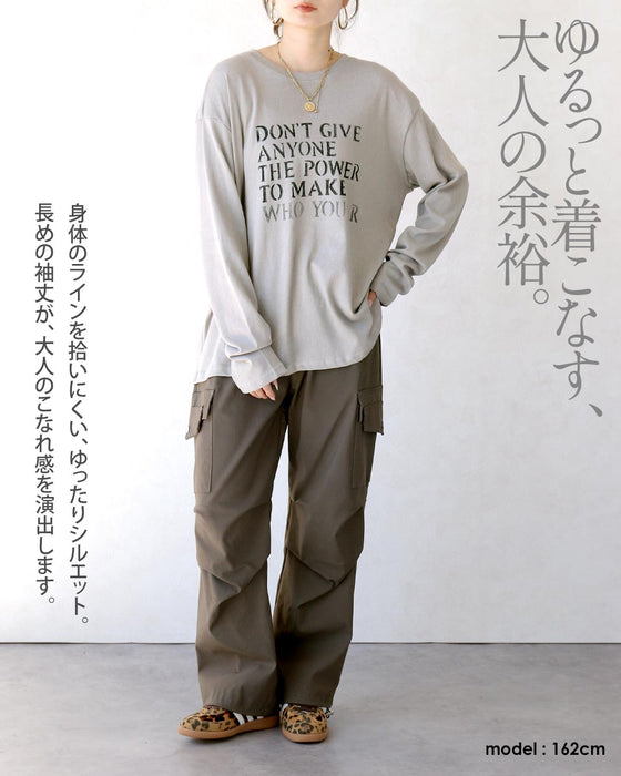 かすれロゴで、大人の抜け感。ヴィンテージロゴT