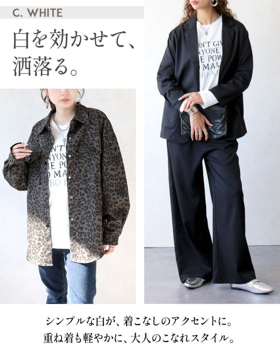 かすれロゴで、大人の抜け感。ヴィンテージロゴT