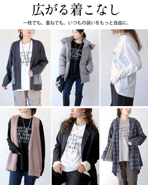 かすれロゴで、大人の抜け感。ヴィンテージロゴT