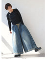 ずっと、私の定番。フレアデニムパンツ