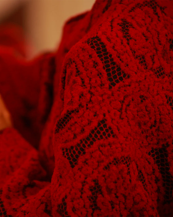 【予約商品】(M~L/2L~3L対応)ダマスク柄を見つめてコート