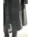 Asymmetrical midi skirt with a stylish drawstring design