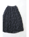 Wavy, fluttering tulle midi skirt
