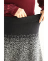 Misty gradient knit skirt