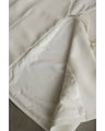 Front ribbon collarless jacket