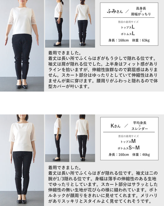 斜めフレア揺れるランダム裾ロングワンピース
