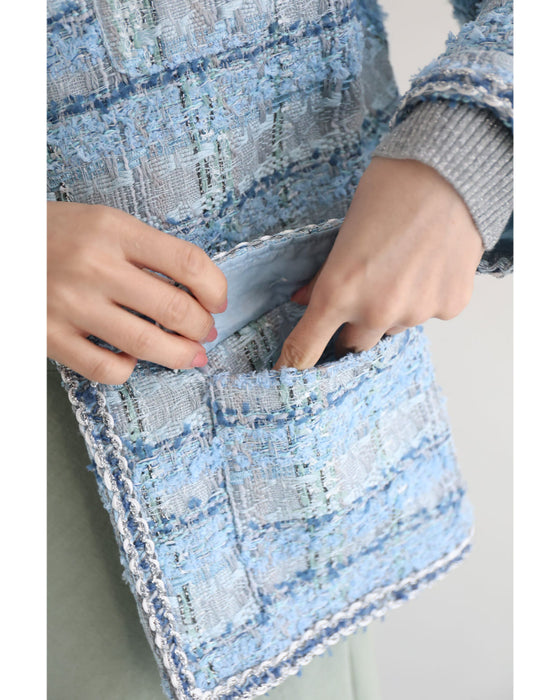 気分も晴れやかな空色ツイードジャケット – ONE PEACE ONLINE