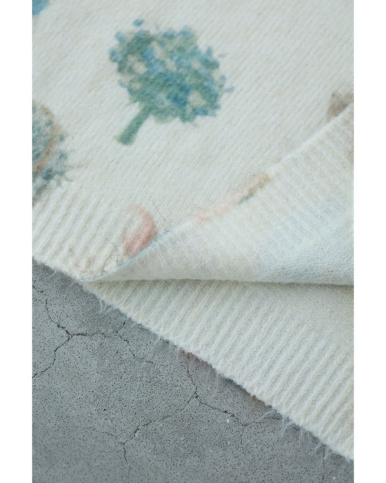 おめかしウサギのふわもちニットプルオーバートップス