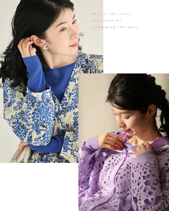 ボートネックver. 色足しカラーインナー イロタス