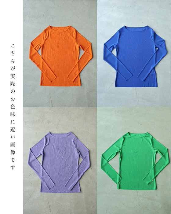 ボートネックver. 色足しカラーインナー イロタス