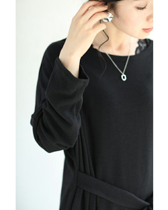 ゆったり楽ちん。リラクシーなロングワンピース