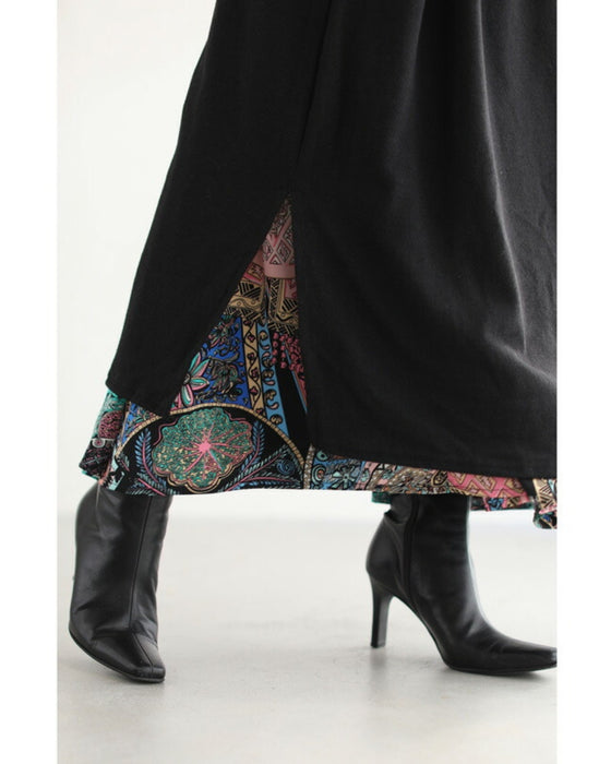 ゆったり楽ちん。リラクシーなロングワンピース