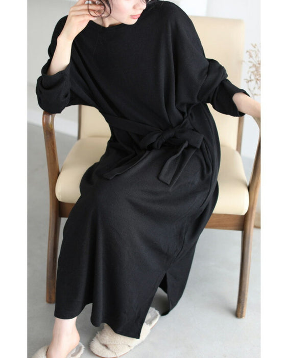 ゆったり楽ちん。リラクシーなロングワンピース