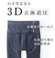【セール商品返品交換不可】驚きのあたたかさ。裏起毛着圧黒タイツ返品・交換不可