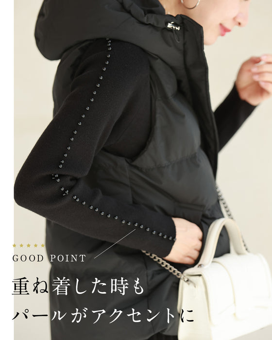 (ML/2L3L対応)体のラインを拾わない パールラインワンピ