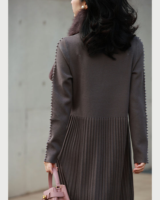 (ML/2L3L対応)体のラインを拾わない パールラインワンピ