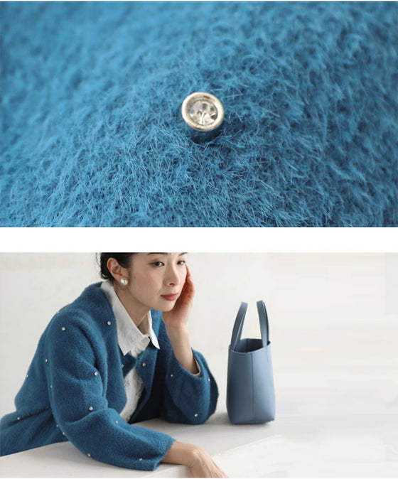 私が宝石。ビジューカーディガン