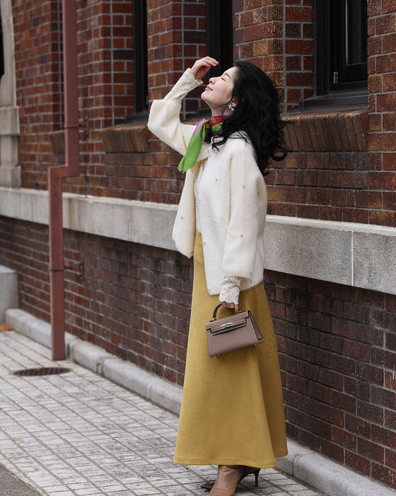 私が宝石。ビジューカーディガン