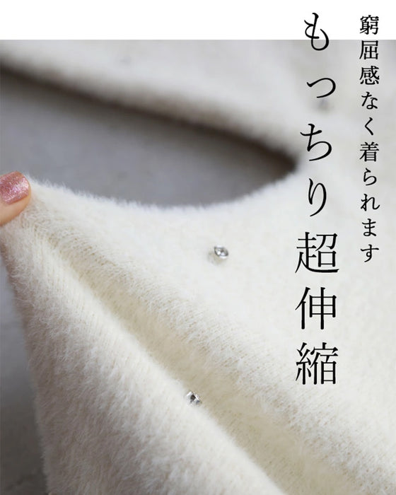 私が宝石。ビジューカーディガン