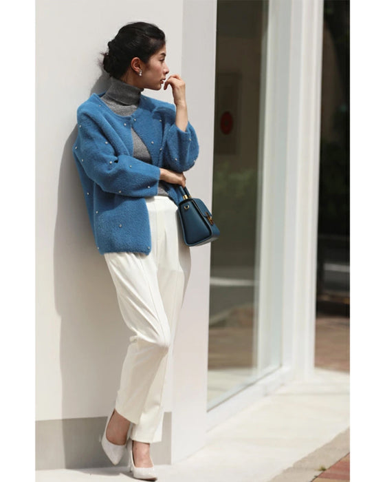 私が宝石。ビジューカーディガン