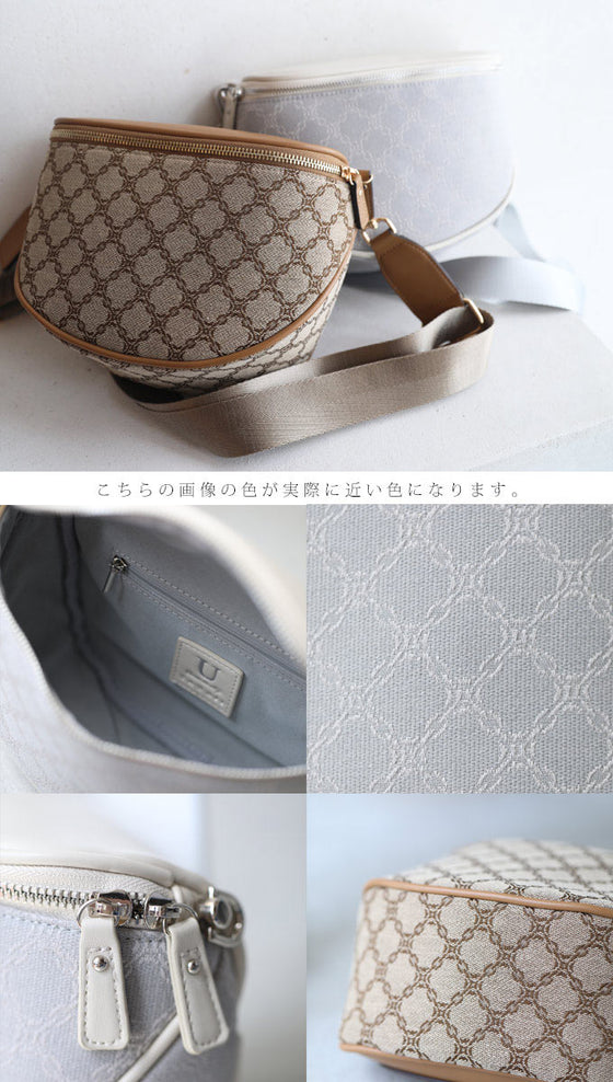 大人が上品に持てる 大容量 ボディバッグ