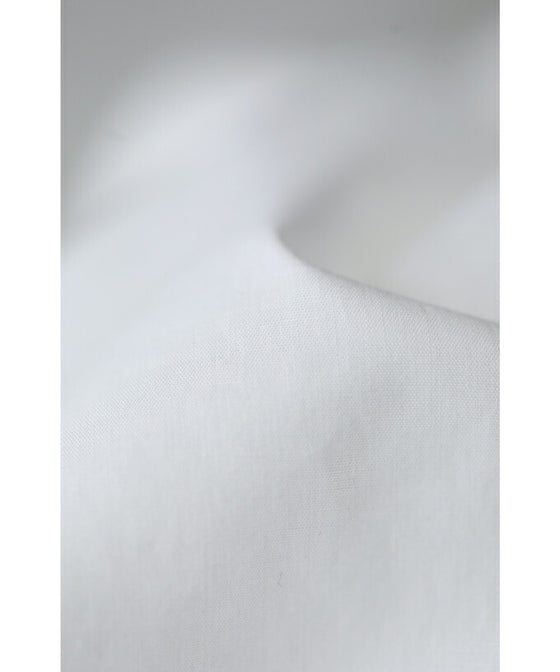 華奢見せ袖スリットシャツブラウス