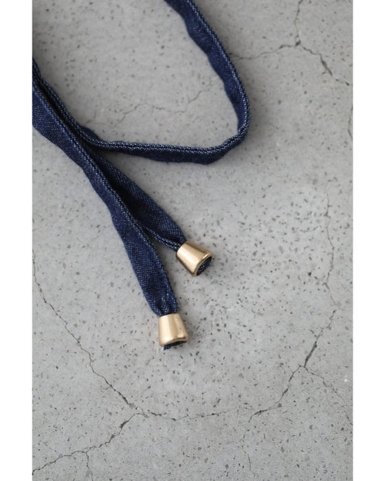 さらり快適なピンタック切り替えミディアムワンピース(紐リボン付き)