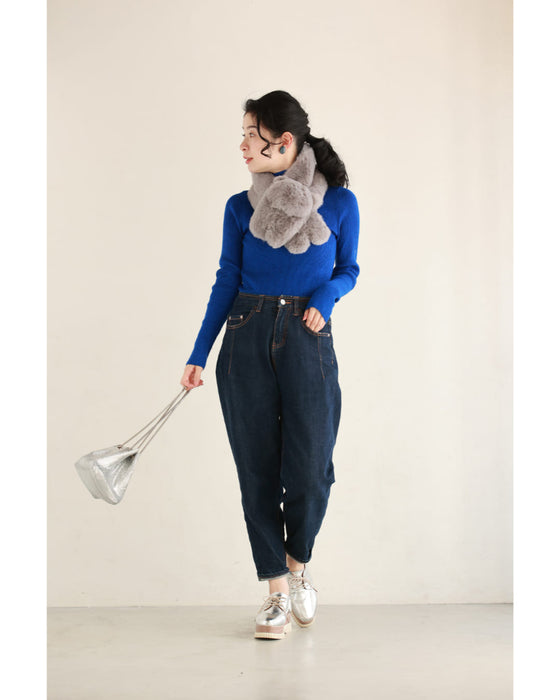 ロシアンブルーの猫ちゃんファーティペット