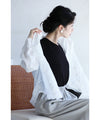 [Outlet products cannot be returned or exchanged] Gauze shirt with mesmerizing embroidery from any angle